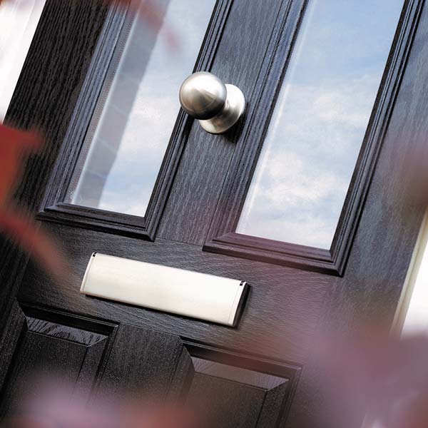 black composite door