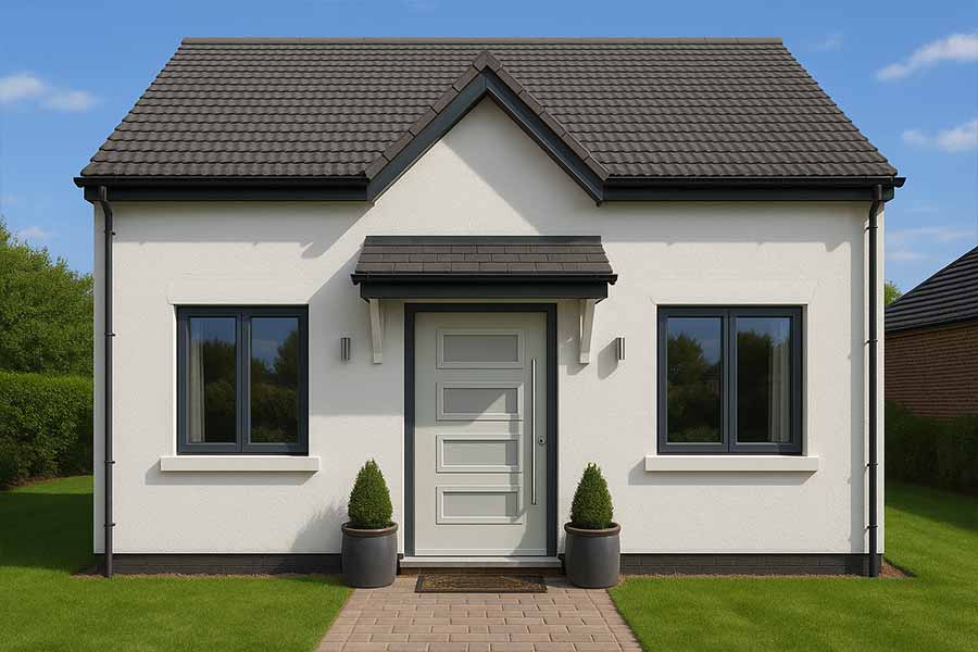 smooth agate grey oakmont composite door