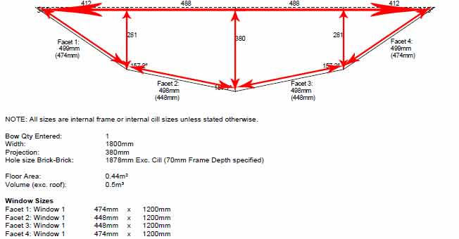 how to measure a bow window